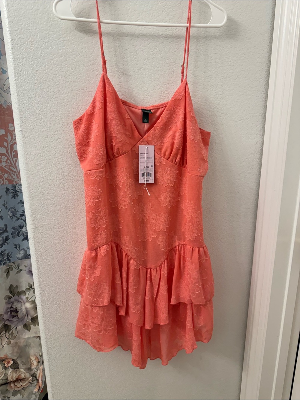 NWT Wild Fable Dress XL Peachy Pink New tank mini